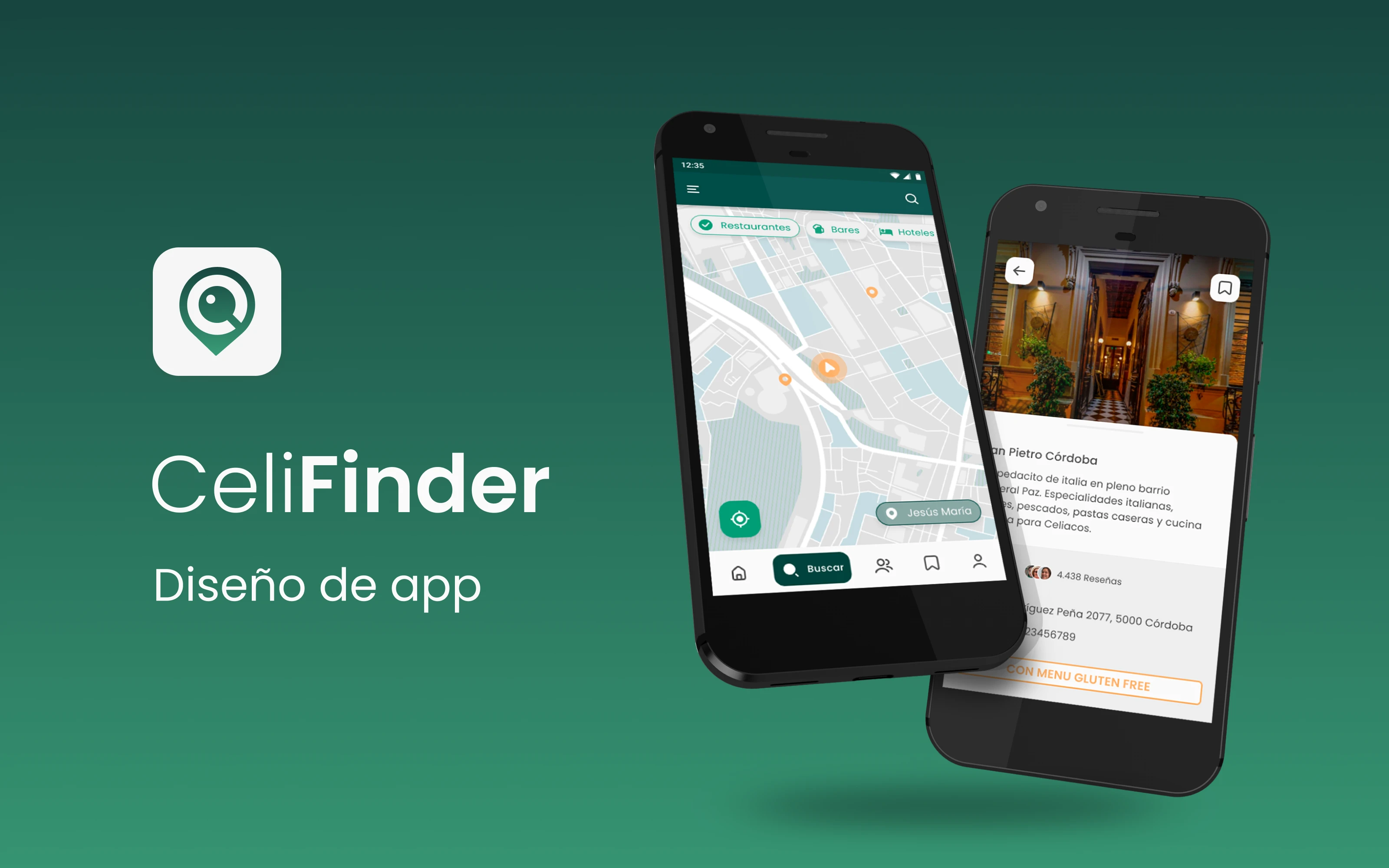 Portada del proyecto CeliFinder.